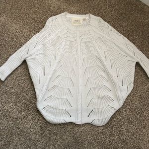 Anthropologie poncho sweater xs/s